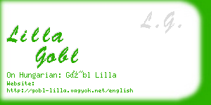 lilla gobl business card